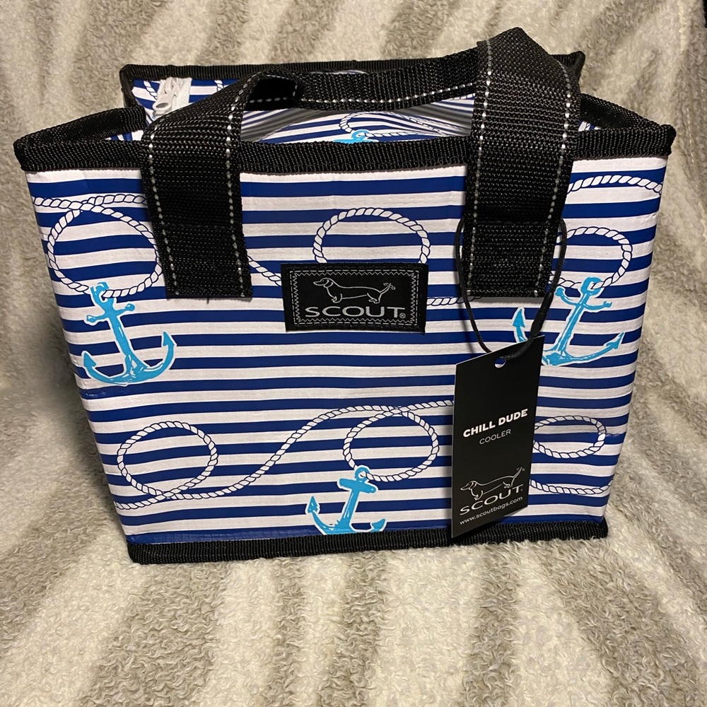 SCOUT BAGS Chiller Dog Cooler: Anchors Away (NWT)